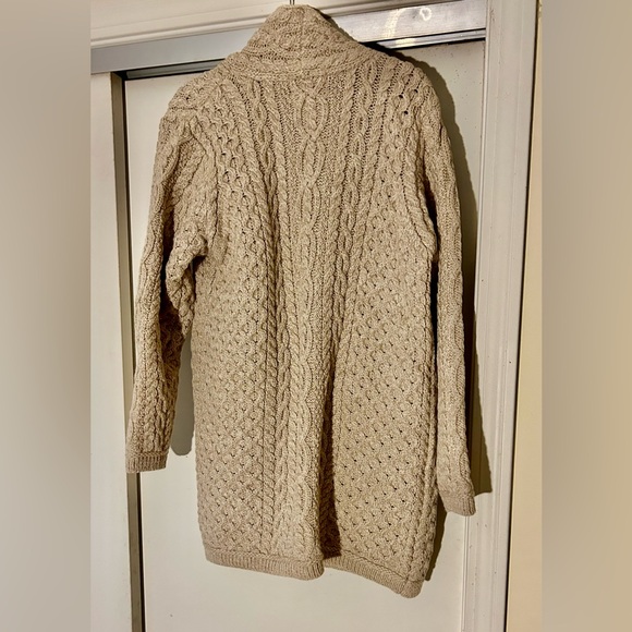 Arancraft Irish Wool Oversized Sweater - Picture 2 of 3